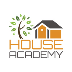 House Academy Logo House and Tree