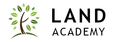 Land Academy Logo with Tree